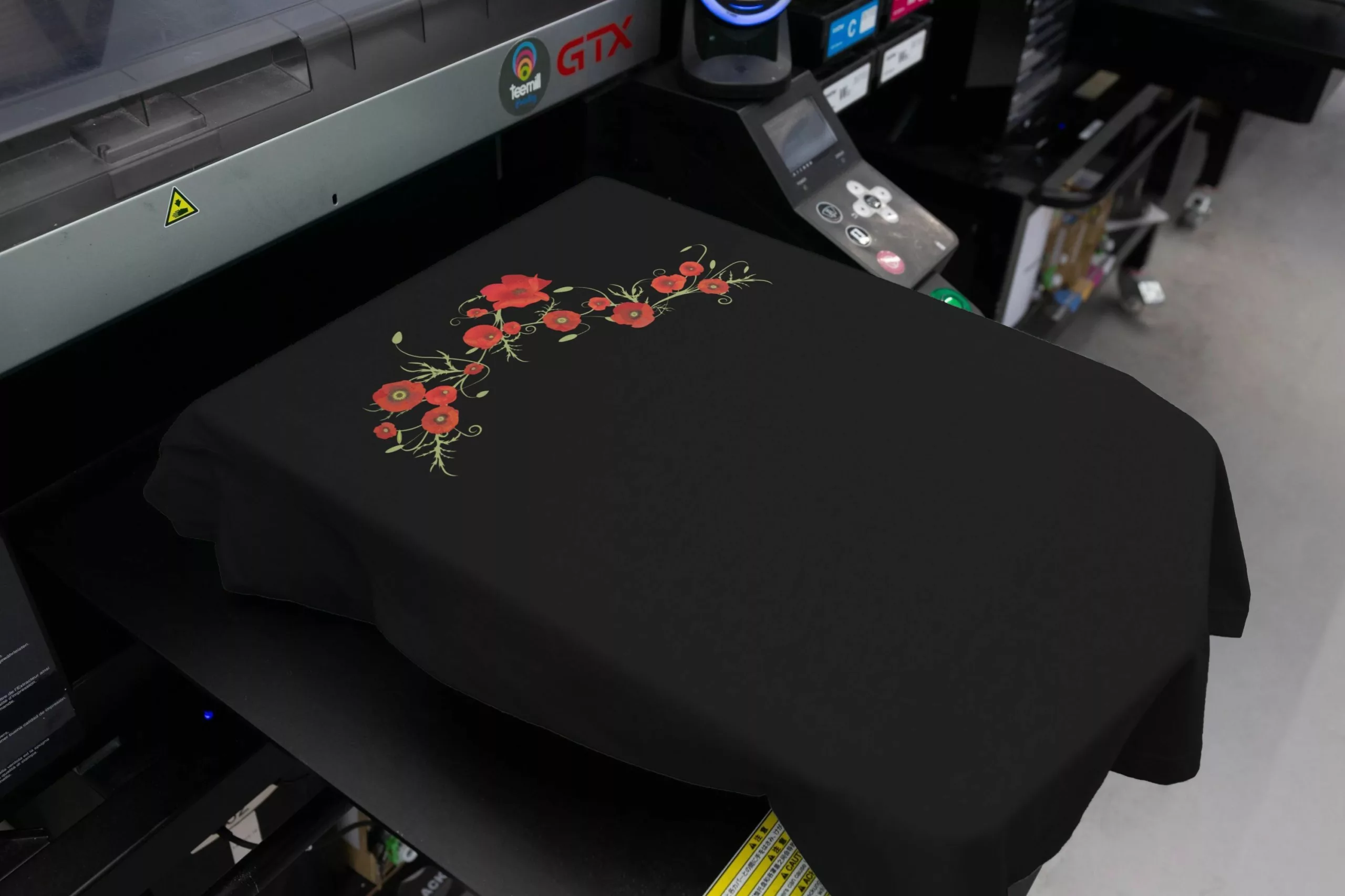 POPPY T-SHIRT PRINTED TO ORDER